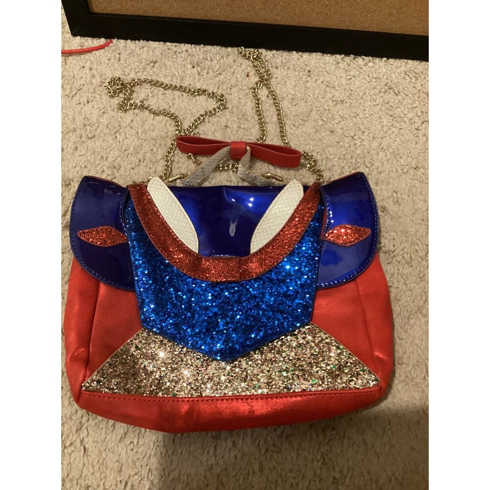 Disney Snow White Dress Costume Handbag Danielle Nicole Glitter Cross Body